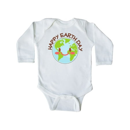 

Inktastic Happy Earth Day Gift Baby Boy or Baby Girl Long Sleeve Bodysuit