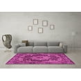 thumbnail image 3 of Ahgly Company Indoor Square Persian Pink Traditional Area Rugs, 7' Square, 3 of 4