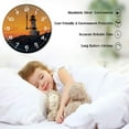 thumbnail image 3 of ZXCXRQFa Sunset Behind The Lighthouse Wall Clock Art Hanging Clocks Silent Non-Ticking Desk Clock Battery Operated Round Home Style Numeral Decorative Wall Clocks, 3 of 7