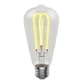 thumbnail image 4 of BH&G ST19 LED Vintage Bulb, 6-Watt (60W Equivalent) Soft White, Dimmable E26 Base, 2PK, 4 of 9