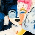 thumbnail image 2 of Barnes, Victoria 12x12 White Modern Wood Framed Museum Art Print Titled - Sorella I, 2 of 4