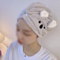 thumbnail image 3 of Paquete de 2 toallas para el cabello, toalla absorbente para secar el cabello, turbante para mujeres y niñas, secado rápido del cabello mágico, 3 of 5