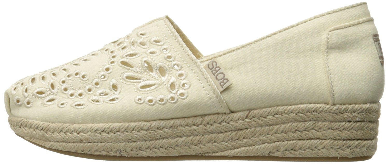 bobs from skechers women's highlights flexpadrille wedge