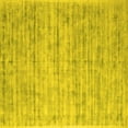 thumbnail image 1 of Ahgly Company Machine Washable Indoor Square Abstract Yellow Contemporary Area Rugs, 5' Square, 1 of 4