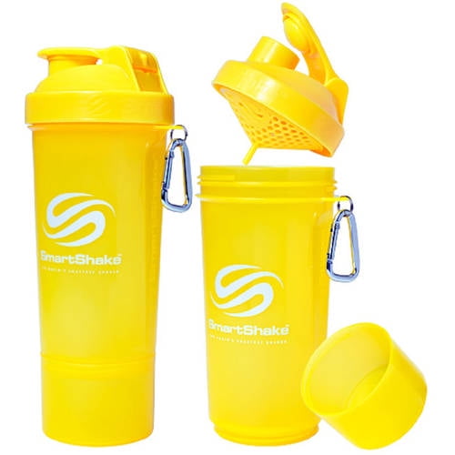 SmartShake Slim Shaker Bottle - Yellow - Walmart.com - Walmart.com