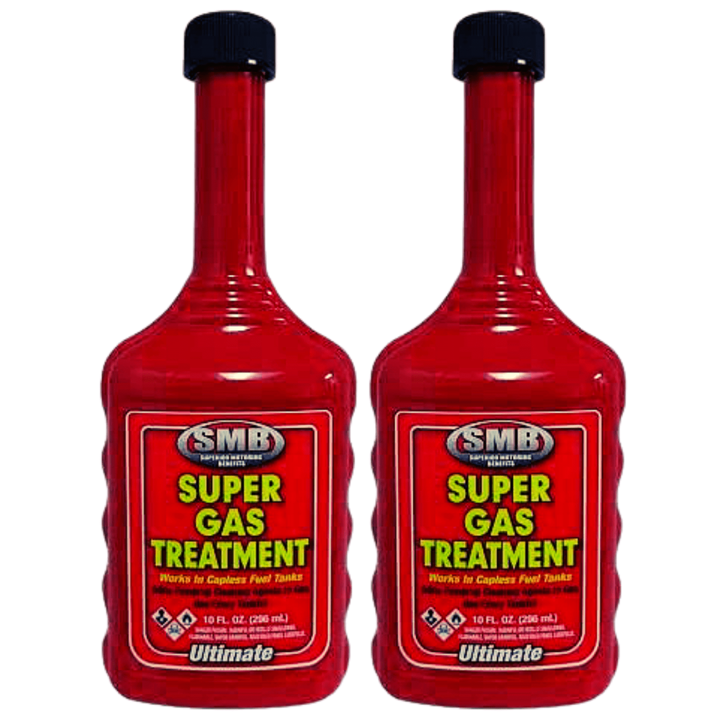 Ultimate SMB Super Gas Cleaning Treatment, 10 Oz Works In Capless Fuel Tanks - 2 Pack