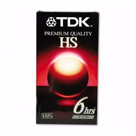 TDK T-120 VHS Cassette - 6 Hour