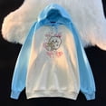 thumbnail image 6 of Chiikawa Sweatshirt Women's Thin Pure Cotton Loose Lazy Hooded Jacket Cartoon Lovely, 6 of 14