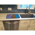thumbnail image 3 of Longhaired Chocolate and Tan Chihuahua USA American Dish Drying Mat, 3 of 5