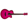 thumbnail image 3 of Dean 6 String AXS Performer Acoustic/Electric Guitar - Pink Burst (AX PE PB), 3 of 5