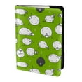thumbnail image 2 of Rateoe Funny Sheep Doing Yoga Pattern Passport Holder Wallet Leather Mulit-purpose Travel Wallet Credit Cards Case ,Passport Cover for Women Men-6.5 in, 2 of 5