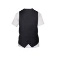 thumbnail image 2 of Kaerm Mens 3D Printed Vest & Tie Tuxedo T Shirt Round Neck Short Sleeve Tux Shirt Black 6XL, 2 of 3
