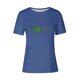 thumbnail image 3 of Mujeres Manga Corta de Verano Tops Impreso Sudadera Casual, Cuello Redondo Blusa Ligera para la Primavera Y el Verano, 3 of 7