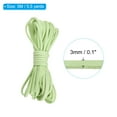 thumbnail image 2 of Uxcell 5.5 Yards x 3mm Faux Suede Leather Cord String for Bracelet Necklace Beading, Mint Green, 2 of 6