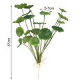 thumbnail image 6 of KMSS Seven Leaf Lotus Plant Simulated Lotus Leaf Decor Artificial Lotus Leaf Plastic Flowers for Home Decoration Aquarium （1/2/4pcs), 6 of 8