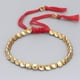 thumbnail image 1 of Pulseras para mujer, regalos para mujer, pulsera de cuerda de cuentas de cobre tibetano y brazaletes, pulsera unisex de hilo encerado para mujer., 1 of 2
