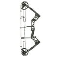 thumbnail image 2 of Adult Compound Bow, Adjustable 30-70 lbs Draw Weight, 23.5"-31" Draw Length, 30.5" Axle-to-Axle, 75% Let-Off, Aluminum Alloy Riser, Fiberglass Limbs, Black/Camouflage, 2 of 18