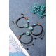thumbnail image 2 of 7 Chakra Crystal Bead Bracelet Women Healing Stone Amethyst Gemstone Protection Spiritual Amulet Peace Donut(Green), 2 of 4