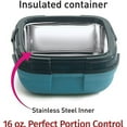 thumbnail image 5 of Pinnacle Insulated Leakproof Lunch Box 16 oz – Thermal Food Container for Kids & Adults, Blue, 5 of 7