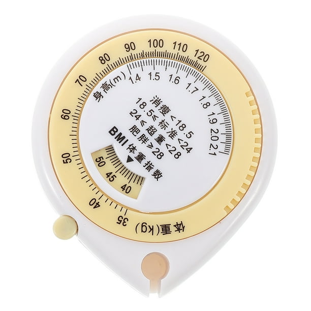 Cinta métrica corporal telescópica automática, retráctil, para cintura, cuerpo, brazos, fitness y más
