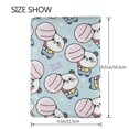 thumbnail image 3 of Pofeuu Cute Panda Bear Print Travel Document Organizer Passport Holder Men Women for Family (6.5 in x 4.5 in),Wallet Holder Credit Card Clutch Bag Case, 3 of 5