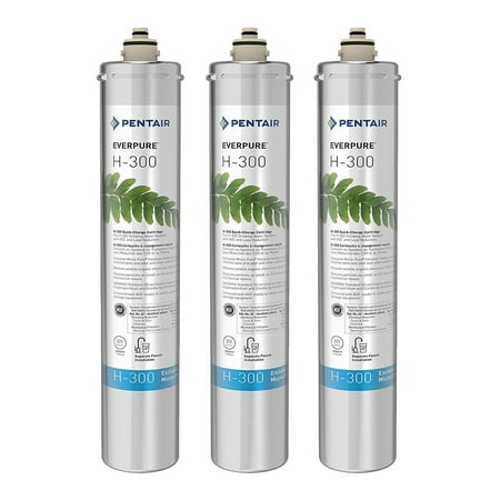 Pentair Everpure H-300 Undersink Water Filter Replacement Cartridge (3