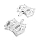 thumbnail image 1 of Pedales para bicicleta BMX 1/2 aluminio plata plateado, 1 of 5