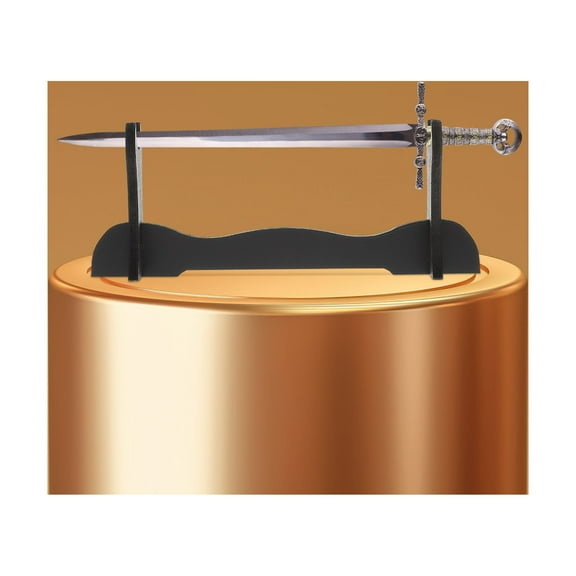 LABSERRON 2Pcs Black Sword Stand Holder For Game Room In Simple Style