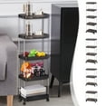 thumbnail image 1 of Movimiento flexible con ruedas: equipado con ruedas, es conveniente para mover en la cocina, el baño u otras áreas de la casa, y la posición se puede ajustar fácilmente según sea necesario., 1 of 7