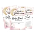 thumbnail image 1 of Inkdotpot 30Gender Reveal Baby Shower Invitation Cards Twinkle Twinkle Little Star Fill In Blank Invites, 1 of 7