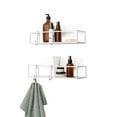 thumbnail image 4 of Umbra Cubiko Shower Bins Set of 2 Shelves White, 4 of 11