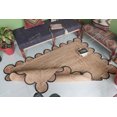 thumbnail image 5 of Chouhan Rugs Natural Jute Dark Grey Scalloped Rug Bohemian Rug Decor Rug Handwoven Rug Custom Rug Decorative Rug, 5 of 6
