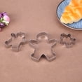 thumbnail image 4 of 3 moldes para galletas de jengibre, cortadores de frutas y repostería Herramientas (Niño), 4 of 9
