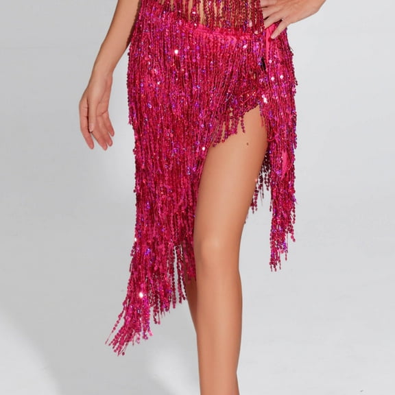 Taylonsss Womens Fashion Casual Sexy Fringe Skirt Bohemian Style Daily Outfit