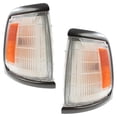 thumbnail image 2 of Pair Of Corner Lights Compatible with 1989-1991 Toyota Pickup SR5 3.0L (89-91) SR5 2.4L (89-90) DLX 2.4L (89-91) DLX 3.0L Halogen Gray Bezel I4 8162089176 8161089176 TO2520121 TO2521123, 2 of 6