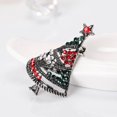thumbnail image 2 of Yuarrent Decorado Árbol de Navidad Botas de Papá Noel Muñeco de nieve Campana Broche Bufanda Collar Solapa Broche de Navidad Regalo de niña Kits de decoración para fiestas No.40 Yuarrent JR0793-40, 2 of 6