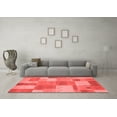 thumbnail image 3 of Ahgly Company Indoor Rectangle Patchwork Red Transitional Area Rugs, 5' x 8', 3 of 4