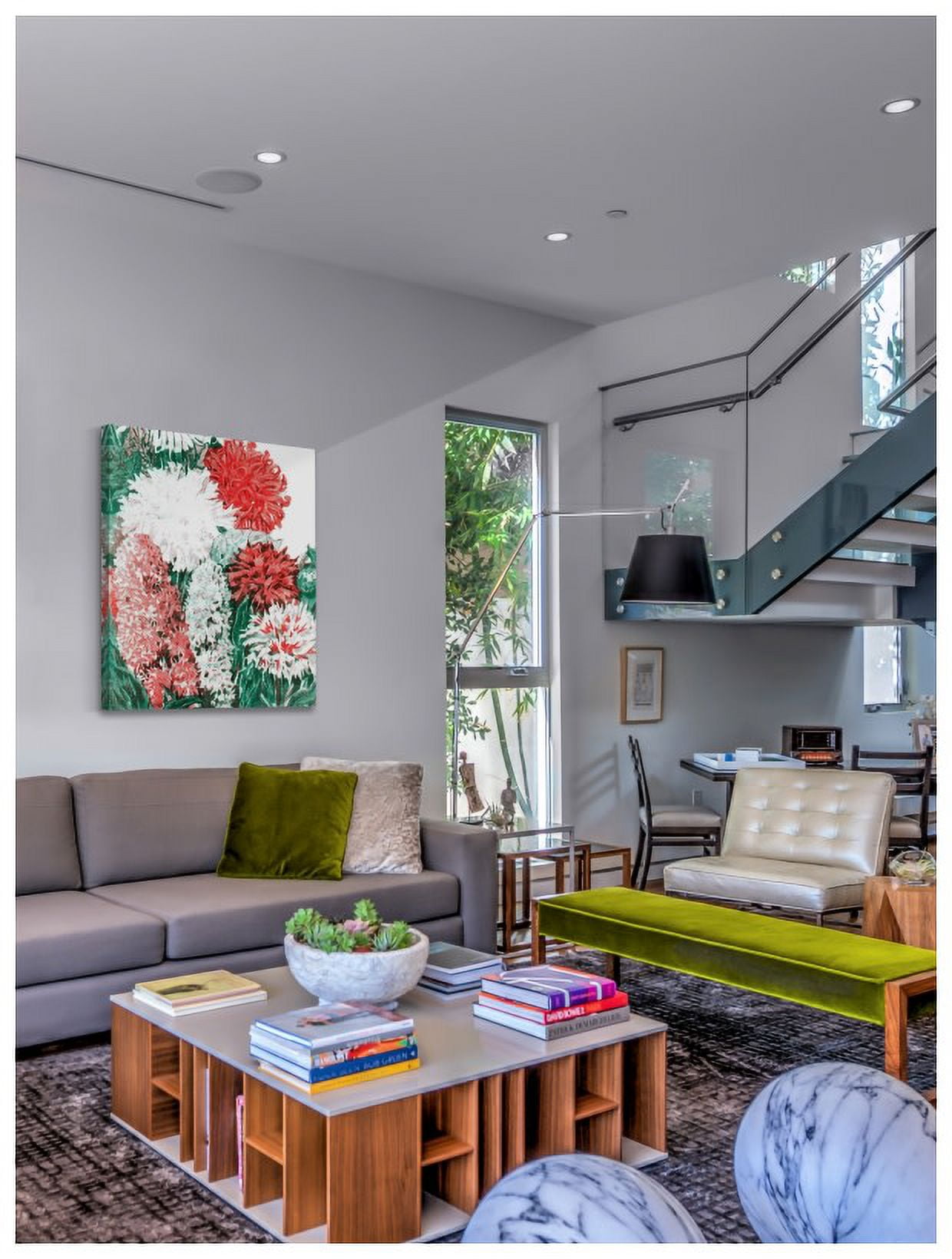Marmont Hill "Seeds Flowers" Painting Print on Canvas