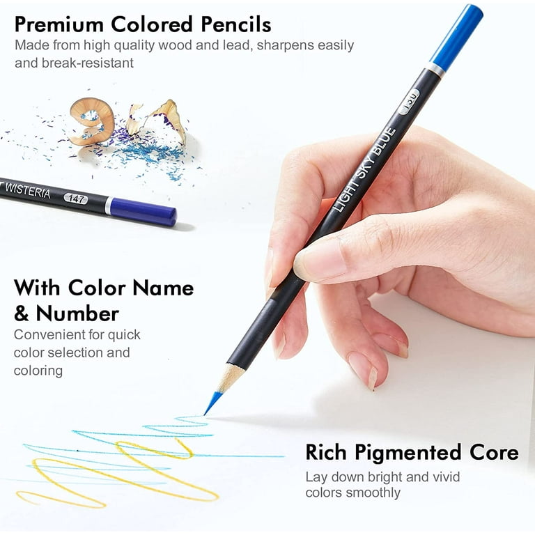 CYPER TOP 80-color Colored Pencils Set for Adults and Kids, Drawing Pencils  for Sketch, Arts, Coloring Books