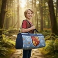 thumbnail image 4 of Harry Potter Gryffindor Kids Duffle Bag 16.5"  Travel & Sports Bag with Zipper Pocket, Mesh Sides & Strap, 4 of 9