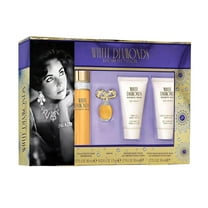 Elizabeth Taylor White Diamonds Perfume Gift Set for Women, 4 Pieces