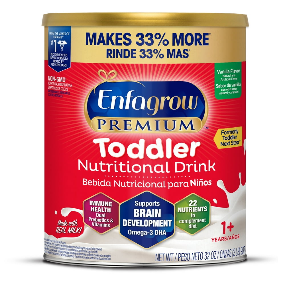 Enfagrow PREMIUM Toddler Next Step, Omega 3 DHA Prebiotics, NonGMO