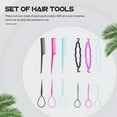 thumbnail image 3 of Miangastore Braiding Accessory Kit Blue Plastic 12Sets 8.3x1Inch, 3 of 9
