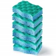 O Cedar Scrunge Sponge, Multi-Use Non-Scratch Sponge, For Kitchen and Bathroom, 6 count