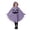 AB93 Purple, variant on Bainana Halloween Onesie Romper Ghost Robe Outfits For Kids Fashion Long Sleeve Hooded Face Print Robe Boys And Girls Stage Performance Clothes