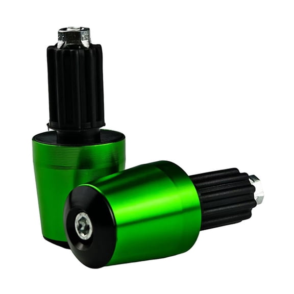Bike Grip Caps Handlebar End Plugs Corrosions Resistant Aluminum Alloy Protective Covers For Motorcycle Enhancement 2pcs