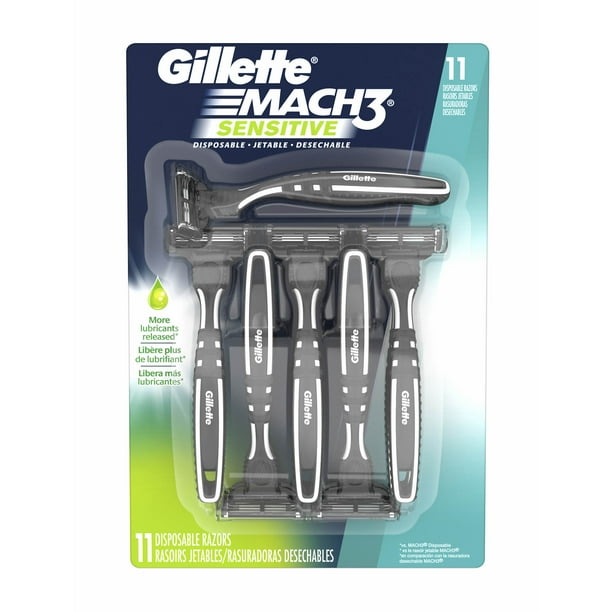 Product of Gillette Mach 3 Disposable Razors, 11 ct. Razors [Bulk