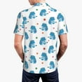 thumbnail image 5 of Vsdgher Cartoon Poodle Dog Print Men's Short Sleeve Stretch Polo Shirt, Moisture-Wicking Performance Polo Shirt, 5 of 8