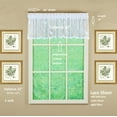 thumbnail image 2 of Cortina Valance Today's Songbird, semitransparente, encaje blanco, 56 x 30 cm, 2 of 8