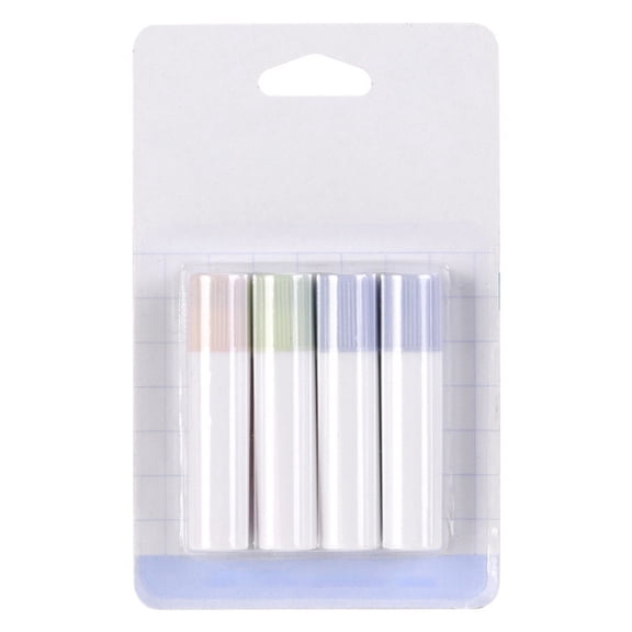 Glue Stick Refills (Pen Applicator Cartridges, Adhesive Replacement), Grid Pattern Applies Glue Evenly, Pen Glue 4 Pack Replacement Cartridges Grid Pattern Design, By Meiiso